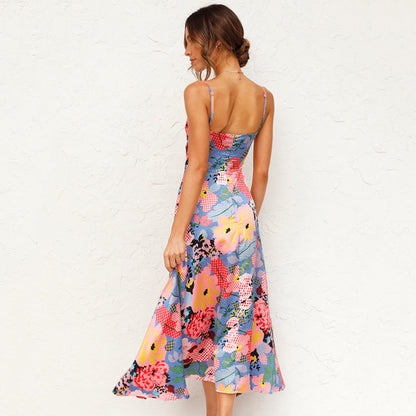 Faith | Women’s Wedding Guest Printed Maxi Dress 4