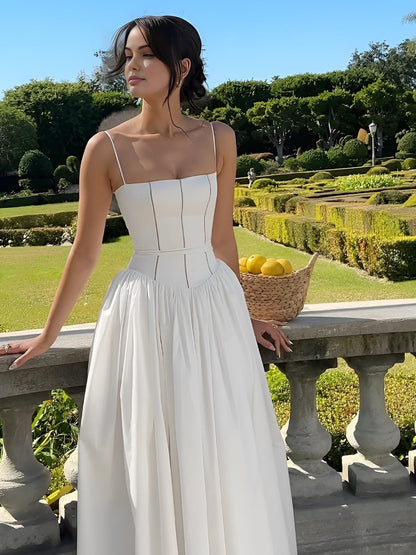 Gabriella | Women’s Wedding Guest Elegant Corset Midi Dress 1