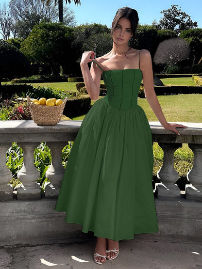 Gabriella | Women’s Wedding Guest Elegant Corset Midi Dress 6