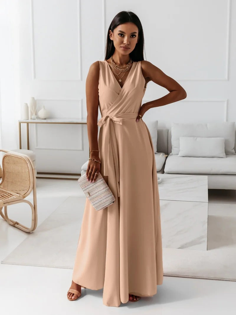 Hailey | Women Wedding Guest Elegant Wrap Maxi Dress 4