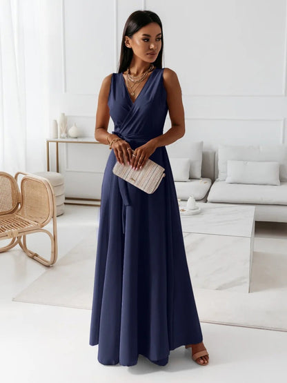 Hailey | Women Wedding Guest Elegant Wrap Maxi Dress 5