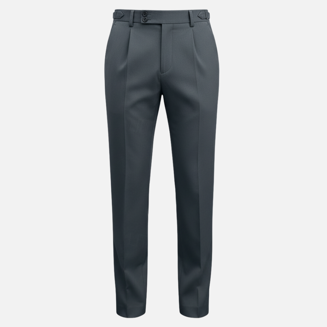 Men’s Classic Tailored Pants  – Slim Fit Formal Pants