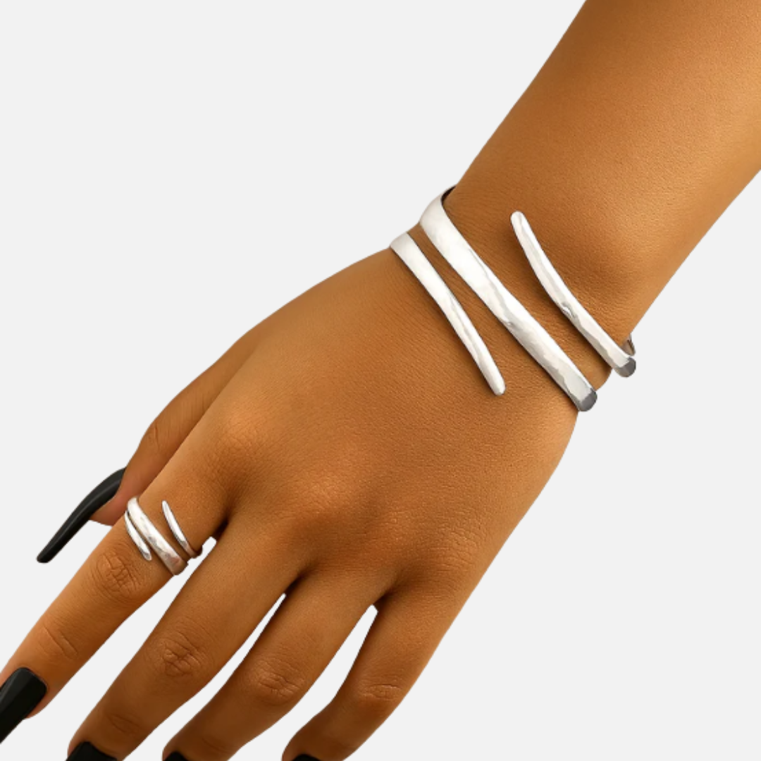 Women's Open Wrap Jewelry Bracelet Set