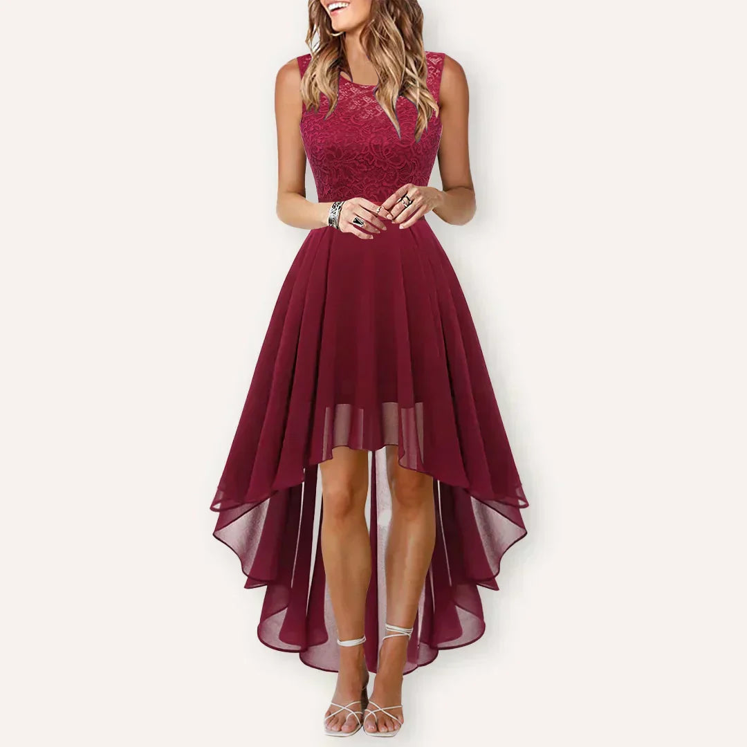 Kaitlyn | Women’s Wedding Guest High-Low Elegant Dress 2