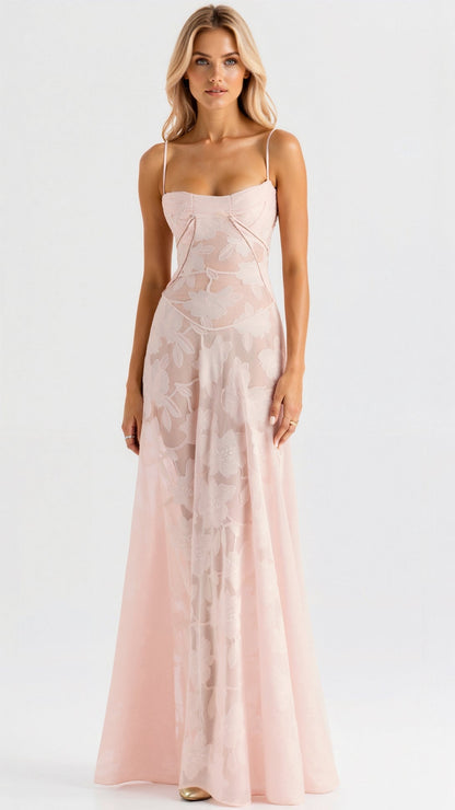 Lauren | Women’s Wedding Guest Dress Bustier Maxi Dress 1
