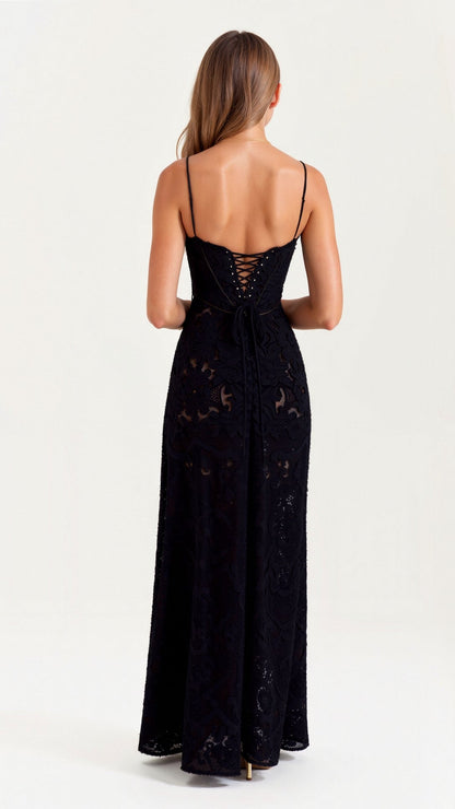 Lauren | Women’s Wedding Guest Dress Bustier Maxi Dress 7
