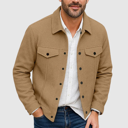 Oliver Regular Fit Shirt Jacket | Collared Button Front Shirt Jacket 3