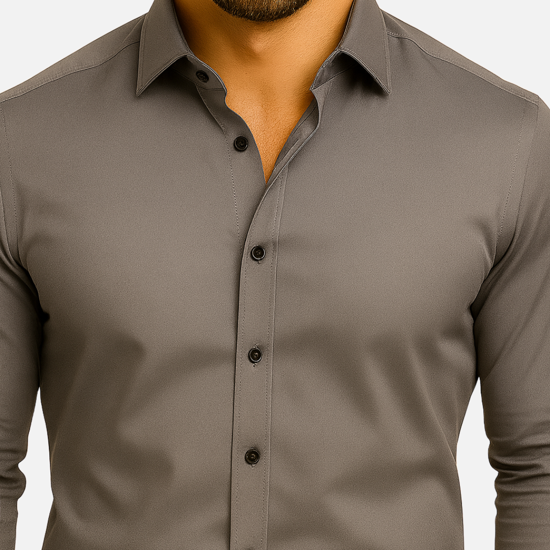 Stretch Shirt – Smart Long Sleeve Business Shirt